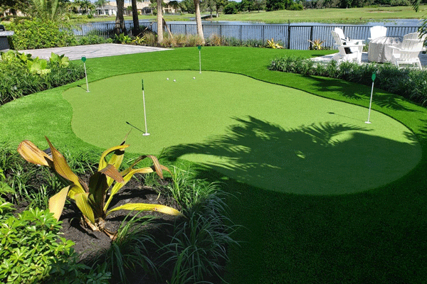 jr landscaping putting greens install
