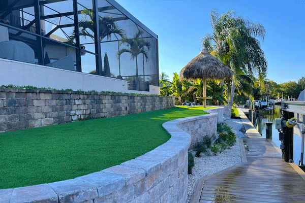 retaining wall maderia beach florida
