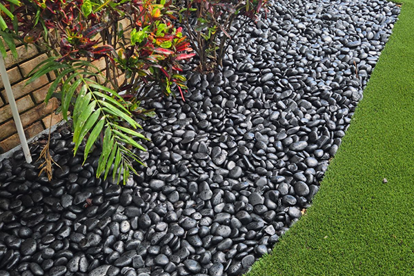 Mulch and Rock