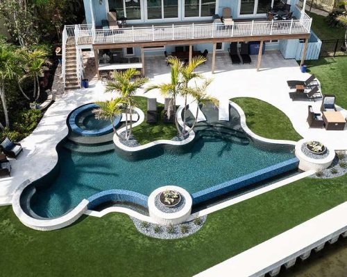 Modern masterpiece pool