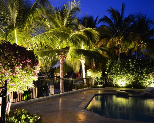 backyard lighting Landscape Design