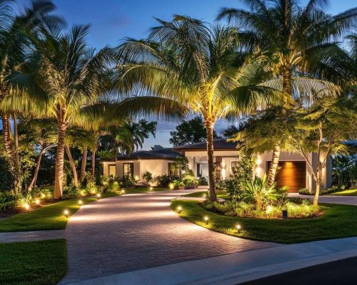 luxury landscape lighting Tampa